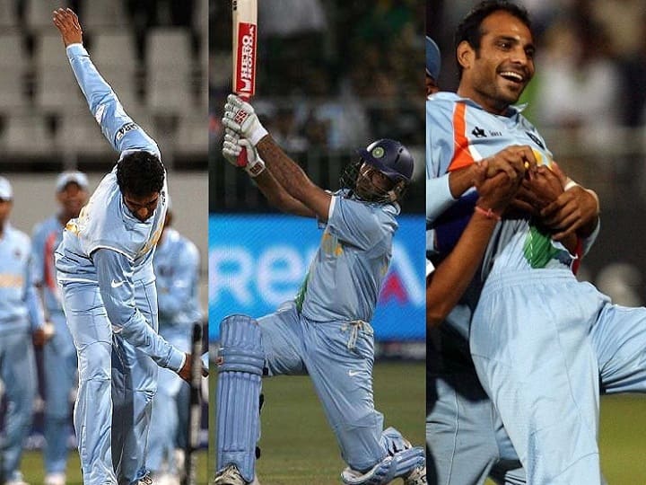 T20 World Cup 2007 win Team India journey Bowl out Yuvraj singh six sixes Shreesanth reactions final over of joginder T20 WC 2007: बॉल आउट, युवराज के 6 छक्के और जोगिंदर शर्मा का वह आखिरी ओवर; देखें 15 साल पुरानी एतिहासिक जीत के कुछ खास लम्हे