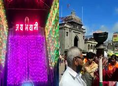 PHOTO: आई राजा उदो उदो...! भवानी ज्योत नेण्यासाठी तरुणांचा तुळजाईनगरीत जागर