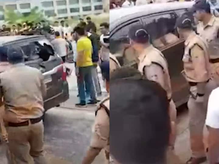 Uttrakhand  Ankita Bhandari case Yamkeshwar MLA Renu Bisht attacked at the hospital Watch: अंकिता भंडारी केस में लोगों का जबरदस्त विरोध प्रदर्शन, गुस्साई भीड़ ने तोड़ी BJP विधायक रेणु बिष्ट की गाड़ी
