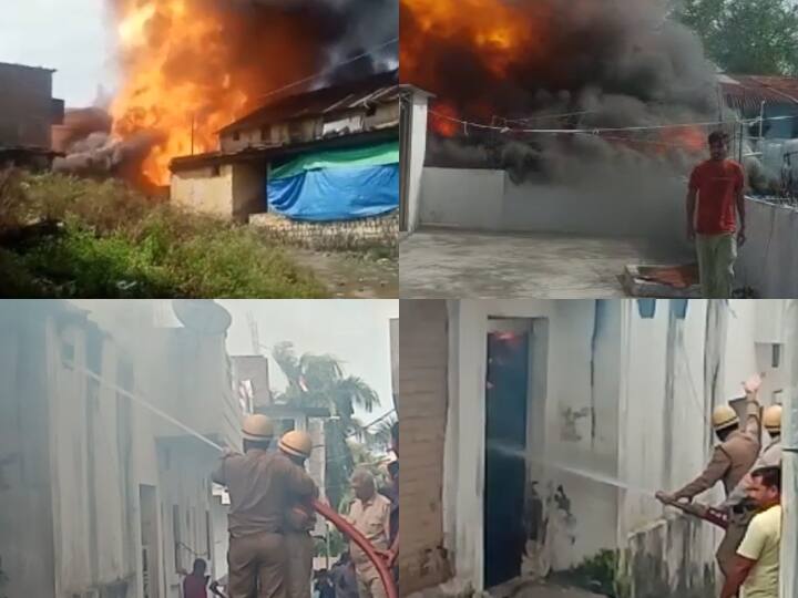 Indore fire broke out after cylinder blast goods burnt in house ANN Indore Cylinder Blast: सिसिलेंडर ब्लास्ट के बाद घर में लगी आग से हड़कंप, घंटों मशक्कत के बाद बुझाई गई