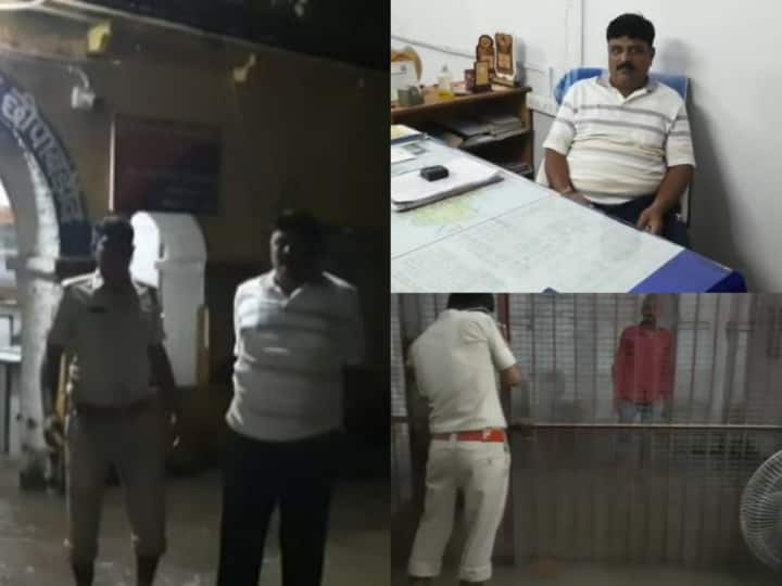 Rajasthan Rainwater entered chhipabarod police station in baran ANN Watch: बारिश के पानी में डूबा बारां थाना, दस्तावेज भीगने से बचाते रहे पुलिसकर्मी, बैरक में बंदी भी हुए परेशान
