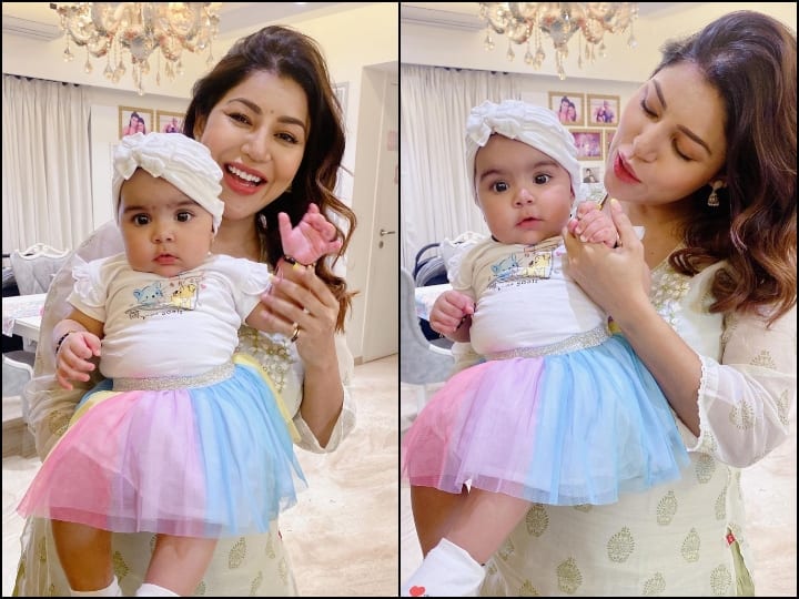 Debina Bonnerjee Duaghter: टीवी एक्ट्रेस देबिना बनर्जी (Debina Bonnerjee) ने बेटी संग कुछ तस्वीरें शेयर की हैं, जिनमें लियाना (Liana) बेहद क्यूट दिख रही हैं.