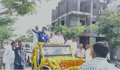 Nirmala sitaraman Bike Rally : इंदापुरात हर्षवर्धन पाटलांचं जोरदार शक्ती प्रदर्शन; बाईक रॅलीने निर्मला सीतारमण यांच्या दौऱ्याची सुरुवात