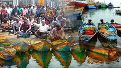 Vizag Fishing Harbour: కంటైనర్ యార్డులో ఉద్యోగాల హామీపై మత్స్యకారుల ఆందోళన