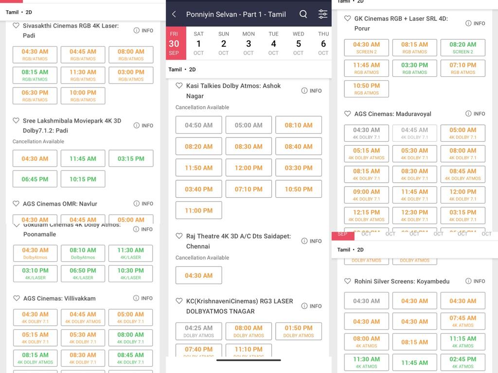 Ponniyin Selvan 1 Bookings: உச்சக்கட்ட எதிர்பார்ப்பு.. மின்னல் வேகத்தில் விற்று தீரும் டிக்கெட்டுகள்.. மிரட்டும் PS 1 டிக்கெட்புக்கிங்!