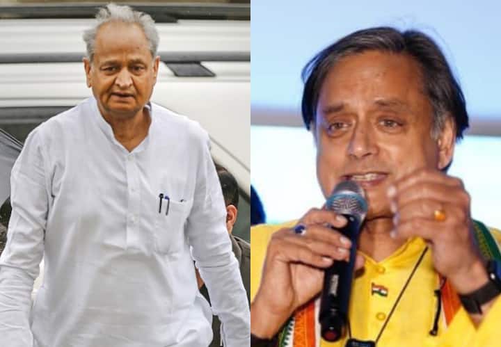 Ashok Gehlot vs Shashi Tharoor in Congress President Election Know complete background of both leaders Congress President Election: जादूगर के बेटे गहलोत जमीनी नेता, UN का चुनाव लड़ चुके हैं थरूर; जानें दोनों के बारे में सबकुछ