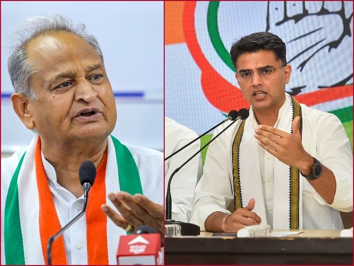 Rajasthan Congress Crisis: Standoff Continues As Gehlot Loyalists, Sachin Pilot Embroil In Fresh Power Tussle Rajasthan Congress Crisis: రాజస్థాన్‌లో రాత్రికి రాత్రే హైడ్రామా- 90 మంది ఎమ్మెల్యేల రాజీనామా!