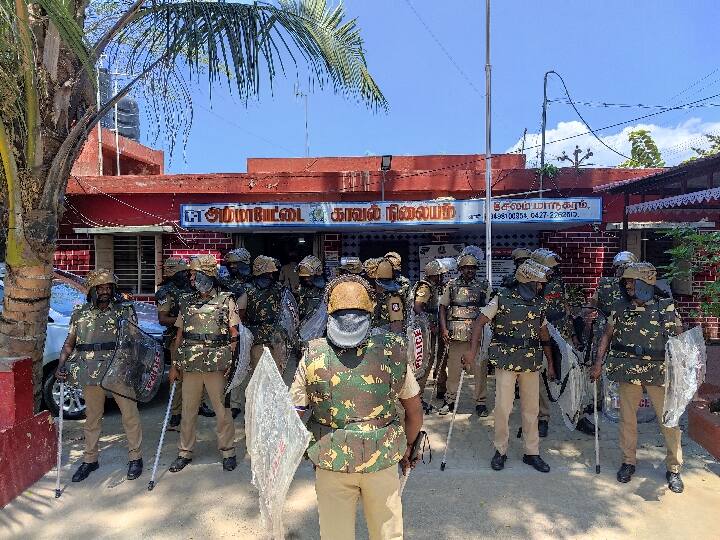 Two arrested in salem kerosene bomb attack - 5 people interrogated. Crime: சேலத்தில் மண்ணெண்ணெய் குண்டு வீச்சில் ஈடுபட்ட இருவர் கைது - 5 பேரிடம் விசாரணை!