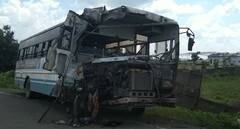 Bus Accident: સાવરકુંડલાના મહુવા રોડ પર એસટી બસ-ટ્રક વચ્ચે અકસ્માત 