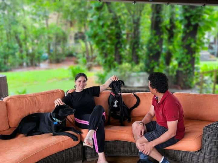 Sachin Tendulkar shares pics with daughter Sara and their dogs on Daughters' Day 'You Will Never Outgrow My Heart': Sachin Tendulkar Shares Emotional Post For Daughter Sara Tendulkar On Daughter's Day