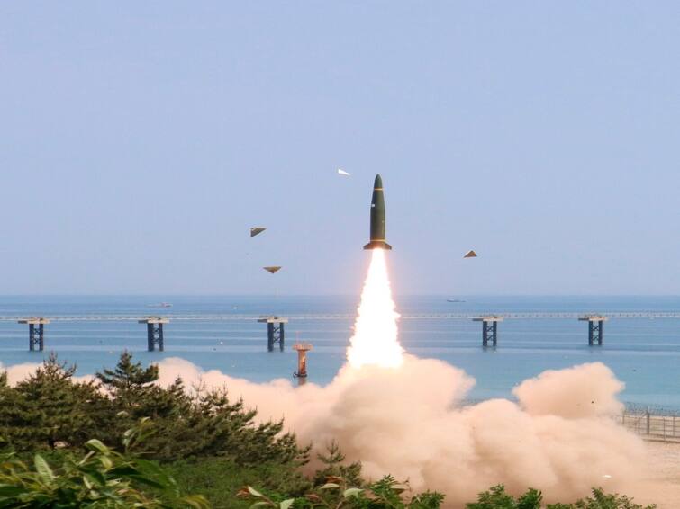 North Korea fires ballistic missile into waters off east coast of Korean peninsula North Korea: కిమ్ కవ్వింపు చర్యలు- సీరియస్‌గా స్పందించిన దక్షిణ కొరియా!