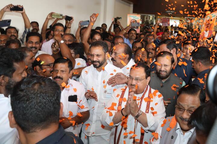 BJP President JP Nadda is on a two-day visit to Kerala. (Image: Office of JP Nadda)