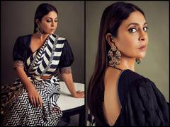 Shefali Shah ਬਲੈਕ ਐਂਡ ਵ੍ਹਾਈਟ ਸਾੜੀ 'ਚ ਸ਼ੇਫਾਲੀ ਸ਼ਾਹ ਨੇ ਮਚਾਈ ਤਬਾਹੀ