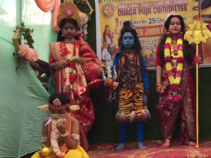 This festival commemorates Goddess Durga's triumph over the demon Mahishasura. After Bihu, it is one of Assam's most important festivals, held across the state with much pomp and display. (Image Souce: ANI)