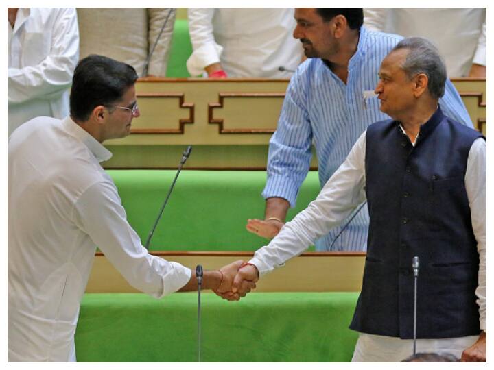 Rajasthan: As Ashok Gehlot Set To Contest Cong Prez Poll, Sachin Pilot Supporters Upbeat Amid Buzz Over Change Of Guard Rajasthan: As Gehlot Set To Contest Cong Prez Poll, Sachin Pilot Supporters Upbeat Amid Leadership Change Buzz