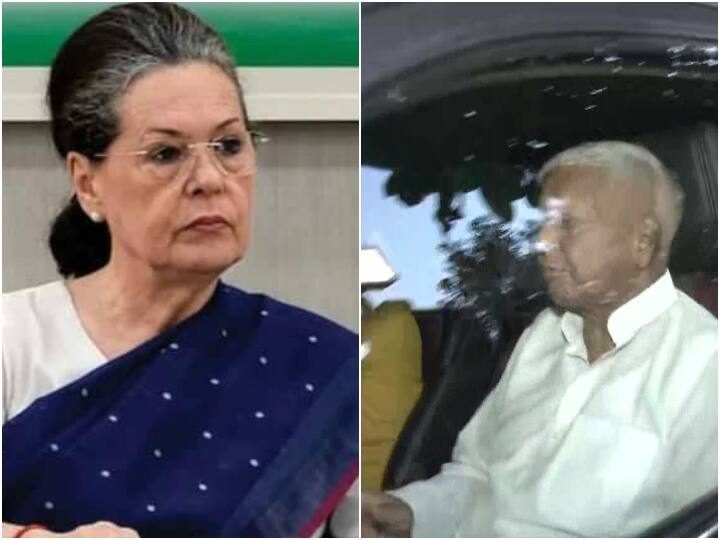 Nitish Kumar and Lalu Prasad Yadav meets Congress president Sonia Gandhi at her residence 10 janpath ann Lok Sabha Election: सालों बाद 10 जनपथ पहुंचे लालू यादव, नीतीश कुमार संग सोनिया गांधी से की मुलाकात, जानिए क्या हुई बात