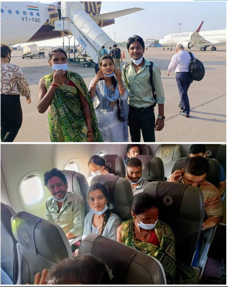 Arvind Kejriwal PHOTO: દિલ્હી પહોંચ્યો ગુજરાતના સફાઈકર્મીનો પરિવાર, કેજરીવાલ સાથે લીધુ ભોજન