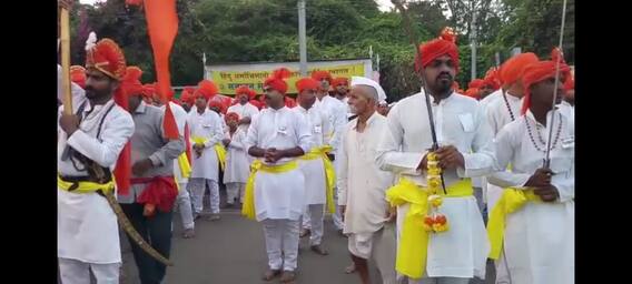 नवरात्र उत्सवानिमित्त सांगलीत दुर्गामाता दौड