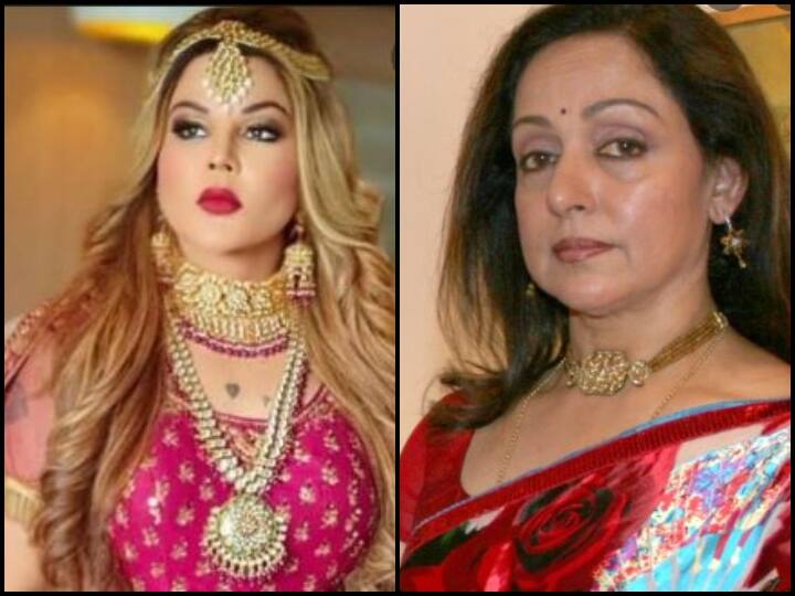 Rakhi Sawant reacts to Hema Malinis jibe, calls herself Smriti Irani part 2 Rakhi On Hema Malini: हेमा मालिनी के चुनावी बयान पर आया राखी सावंत का जवाब, कहा- 'बनूंगी स्मृति ईरानी पार्ट 2'