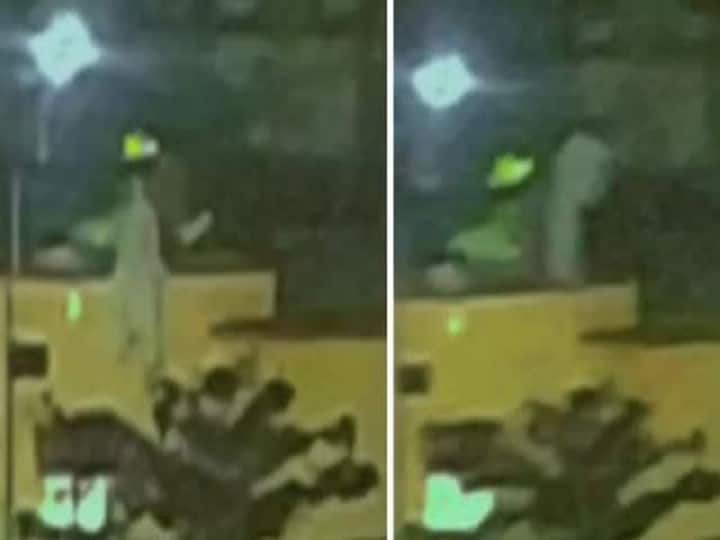 Varanasi uttar pradesh White-clad Ghost UP Police viral video people in panic VDA Banaras WhatsApp FIR Video Of 'Ghost' Walking On Rooftops In Varanasi Goes Viral, Police Lodge FIR