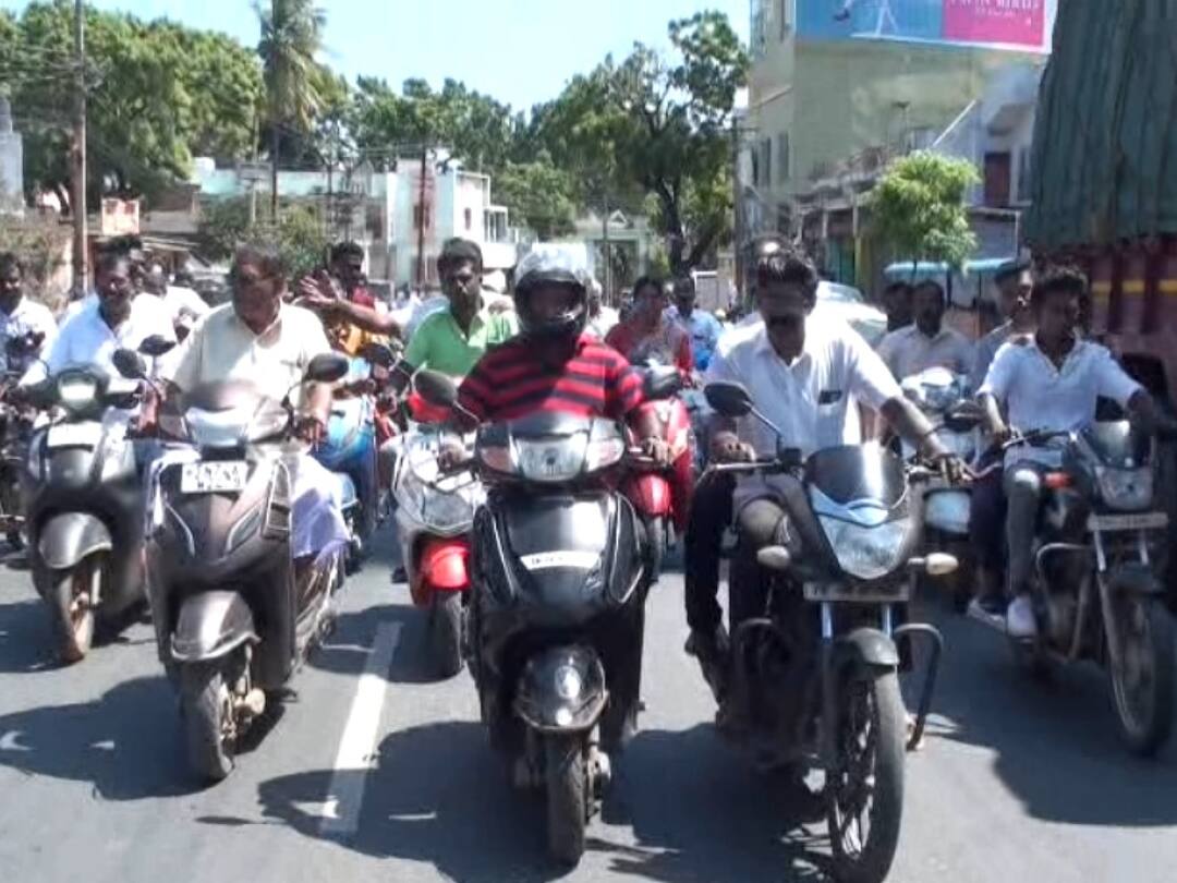 இரு சக்கர வாகனத்தில் நகர்வலம் வரும் நாகர்கோவில் மேயர் - குவியும் பாராட்டுகள்