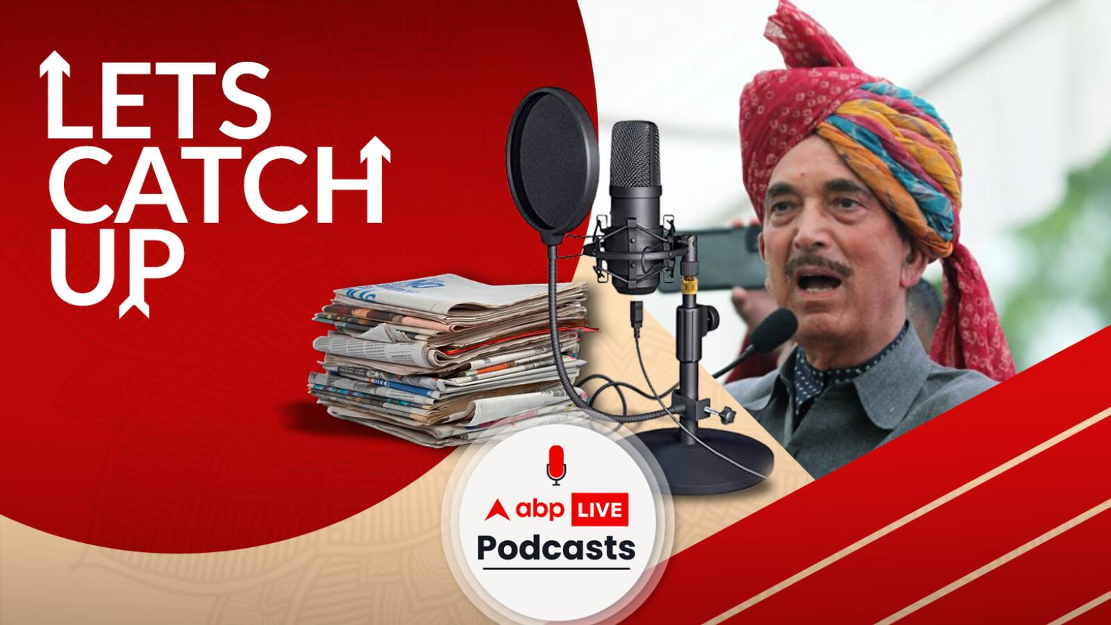 Ghulam Nabi Azad's new political party,  First teaser for 'Ram Setu' out, India defeat Australia by 6 wickets: Top headlines | Let's Catch Up 26 September 2022