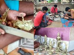 উৎসবের রোশনাই চারিদিকে, হাতখালি ডোকরা শিল্পীদের, দায় হয়ে উঠেছে সংসার চালানো