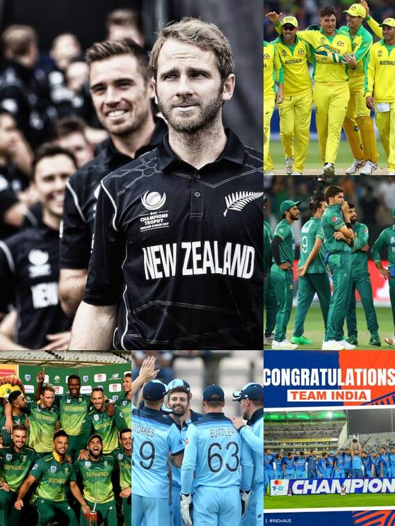 ஐசிசி தரவரிசையில் டி20 டாப் 10  கிரிகெட் அணிகள்..!