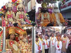 स्टेज पर फिर से रामलीला का प्रदर्शन लोगों को भाने लगा, भरतपुर में होता है 50 फीट का रावण दहन