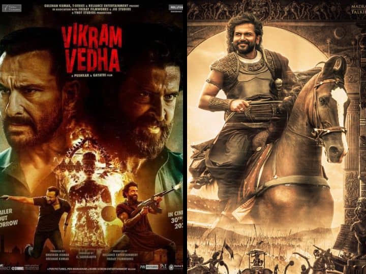 From Vikram Vedha To Ponniyin Selvan And More Film Releases On OTT And Theater | September Release: विक्रम वेधा से लेकर पौन्नियन सेल्वन 1 तक, इस हफ्ते रिलीज होंगी ये धमाकेदार फिल्में