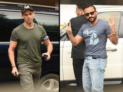 एयरपोर्ट पर स्पॉट हुई Vikram Vedha की जोड़ी, तस्वीरों में सैफ-ऋतिक का दिखा जबरदस्त स्वैग