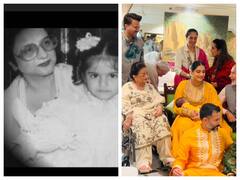 दादी की गोद बैठी दिखीं नन्ही सी Sonam Kapoor, तस्वीरों में नजर आई बेटे 'वायु' की भी झलक