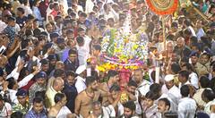 Ambabai Mandir Navratri : श्री करवीर निवासिनी अंबाबाई मंदिरातील पहिला पालखी सोहळा