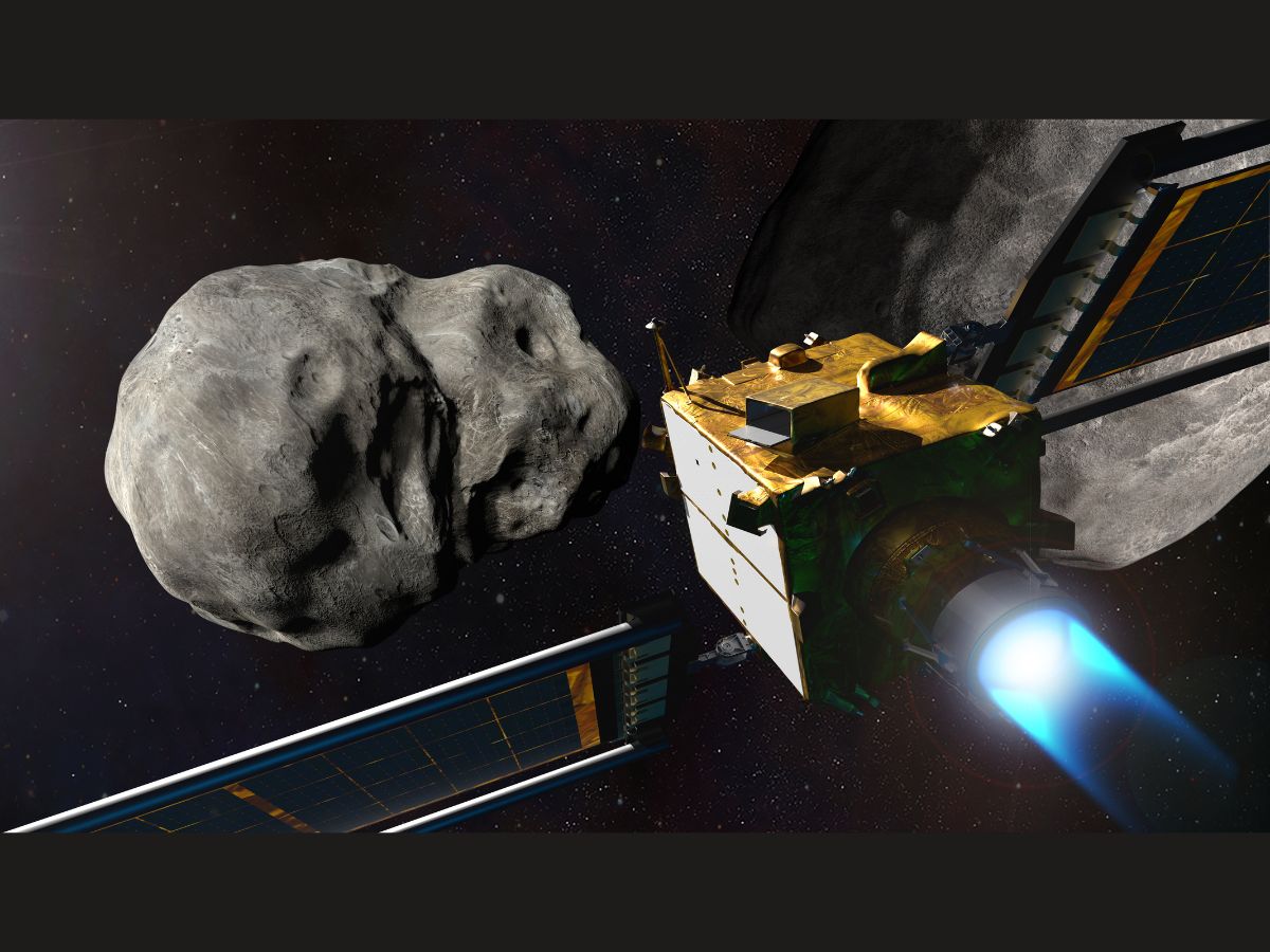 The results of DART's kinetic impact with Dimorphos will be analysed by the DART Investigation Team. The team will use telescopes on Earth to study how much the spacecraft's impact changed the asteroid's motion in space. Photo: NASA