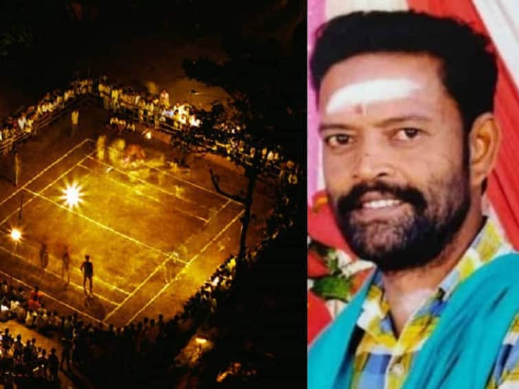 Kabaddi player dies of heart attack while playing in Thanjavur TNN கும்பகோணம் அருகே கபடி போட்டியில் பங்கேற்ற வீரர் மாரடைப்பால் மரணம்