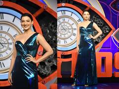 Bigg Boss 16 के लाइव इवेंट में छा गईं होस्ट गौहर खान, ब्लू गाउन में दिखाया ग्लैमरस लुक