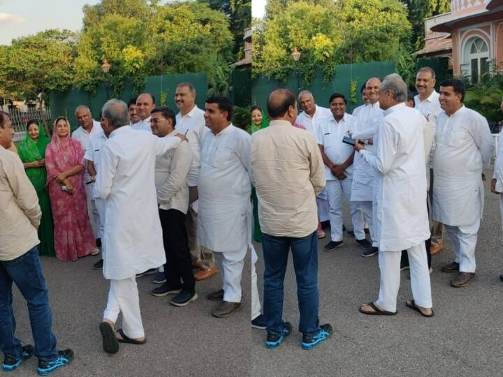 राजस्थान कांग्रेस में जारी सियासी संकट के बीच मंगलवार को सीएम अशोक गहलोत से मिलने कई विधायक पहुंचे.