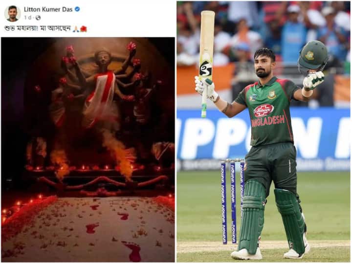 बांग्लादेश में कट्टरपंथियों के निशाने पर क्रिकेटर लिटन दास, Durga Pooja की बधाई देने पर धर्म परिवर्तन कराने को कहा