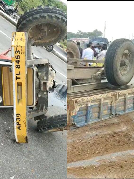 Viral Video: బెంజ్ కార్ గుద్దితే రెండు ముక్కలైన ట్రాక్టర్