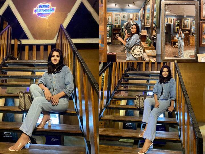 Raiza wilson photos: ஜன்னல் ஓரமாய் முன்னாலே மின்னல் போலவே வந்தாயே...நடிகை ரைசாவின் லேட்டஸ்ட் பிக்ஸ்!