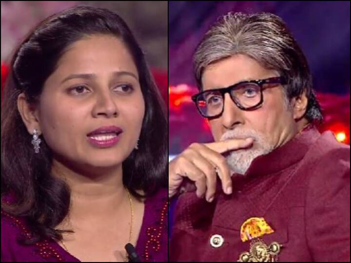 KBC 14: MP की कंटेस्टेंट अमिताभ और जया बच्चन के लिए लाईं खास तोहफा, संघर्ष की कहानी सुन बिग बी भी रह गए हैरान Kaun Banega Crorepati 14 contestant has brought special gift for Jaya Bachchan and Amitabh Bachchan KBC 14: MP की कंटेस्टेंट अमिताभ और जया बच्चन के लिए लाईं खास तोहफा, संघर्ष की कहानी सुन बिग बी भी रह गए हैरान