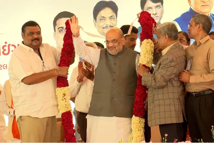 Home Minister Amit Shah launched many works in the state Amit Shah visits Gujarat: ગૃહમંત્રી અમિત શાહે રાજ્યમાં અનેક કાર્યોના લોકાર્પણ કર્યા