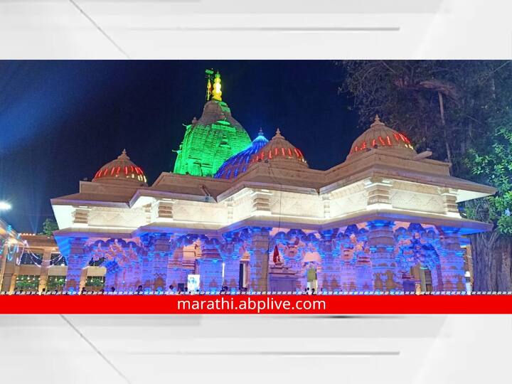 Nagpur Devotees rush to Koradi Jagdamba temple from the first day of Navratri Shri Mahalaxmi Jagdamba Koradi : पाऊले चालती कोराडीची वाट, अखंड दिव्यांनी जगमगले मंदिर
