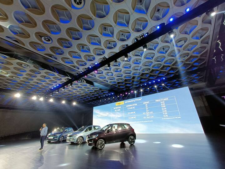 Tiago EV gets the Ziptron EV architecture which means better range and performance. (Image Source: Somnath Chatterjee)