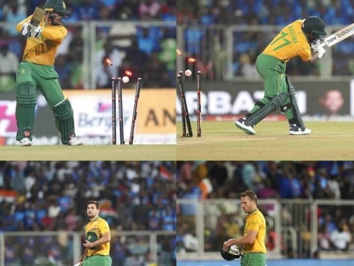 IND Vs SA Lowest Score Of South Africa In T20I After 5 Wicket Loss Against India IND vs SA: દ. આફ્રીકાના નામે નોંધાયો શરમજનક રેકોર્ડ, ટી20માં સૌથી ઓછા સ્કોર પર અડધી ટીમ આઉટ