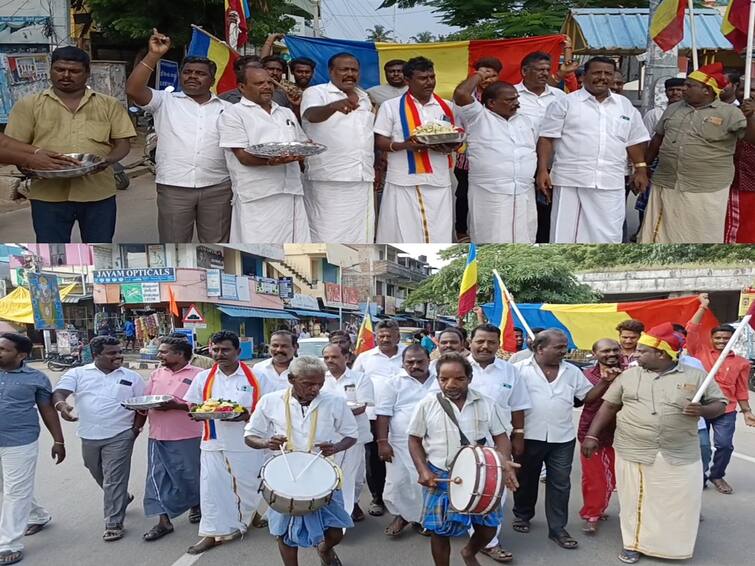 chengalpattu district mamallapuram pattali makkal katchi protest TNN 'பணம் இல்லை கூறிய அதிகாரிகள்'; 20 ஆயிரம் ரூபாயை சில்லறையாக கொடுத்து அதிர்ச்சி அளித்த  பாமகவினர்...!