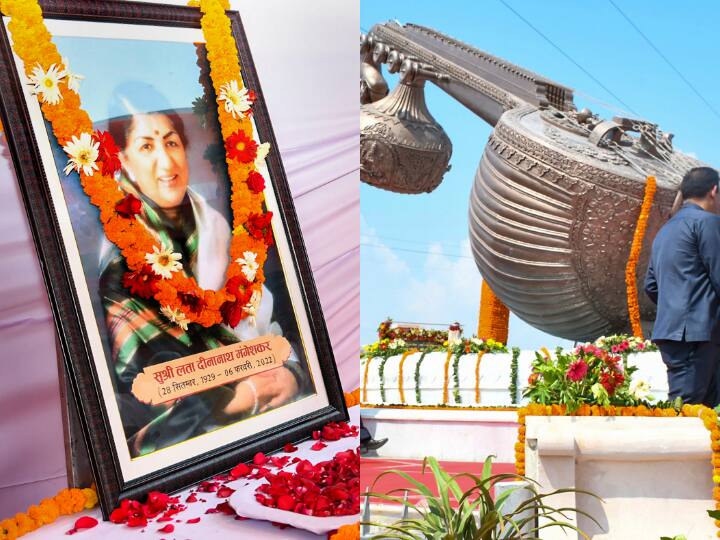 उत्तर प्रदेश के मुख्यमंत्री योगी आदित्यनाथ ने बुधवार को सुर कोकिला ‘भारत रत्न’ लता मंगेशकर की 93वीं जयंती पर अयोध्या में उनके नाम पर विकसित चौक का उद्घाटन किया.