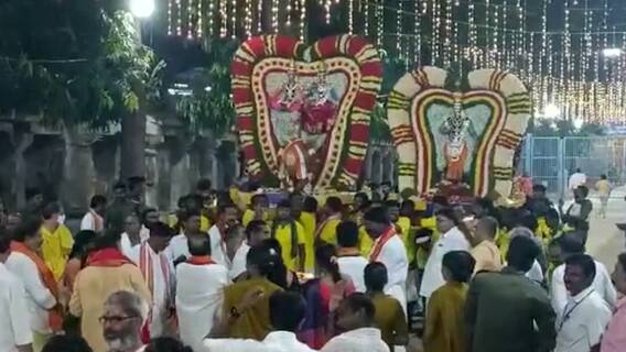 Srisailam Dasara Utsavalu 2022| శ్రీశైలంలో ఘనంగా దేవీ శరన్నవరాత్రి మహోత్సవాలు | ABP Desam