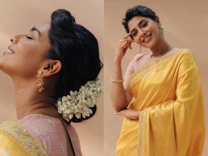 Aishwarya Lekshmi: பொன்னியின் செல்வன் படத்தில் பூங்குழலியாக நடித்துள்ள ஐஸ்வர்யா லட்சுமியின் லேட்டஸ்ட் புகைப்படங்கள்.