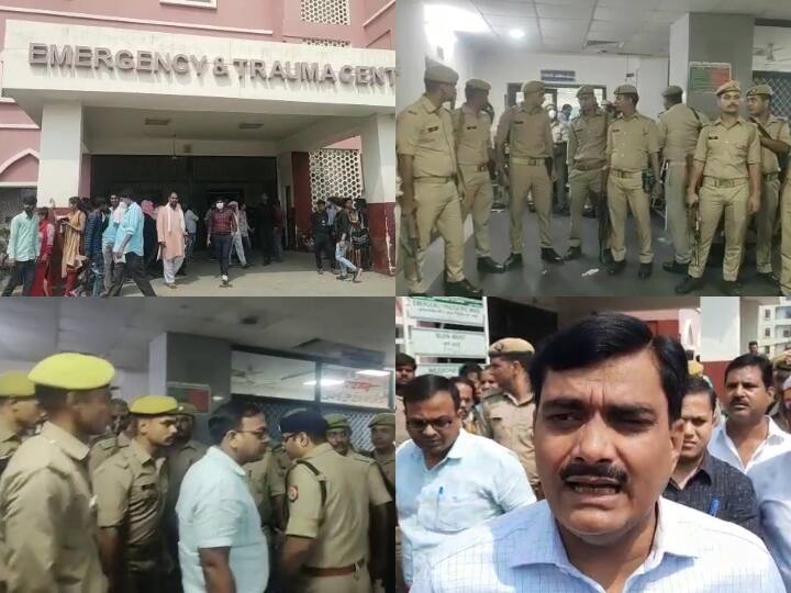Aligarh DM about ammonia gas leak in a meat factory in Rorawar area and 50 people admitted in Hospital ann Aligarh News: अलीगढ़ की मीट फैक्ट्री में अमोनिया गैस का रिसाव, कई कर्मचारी बेहोश, 50 अस्पताल में भर्ती